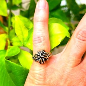 Sterling Silver Flower Ring